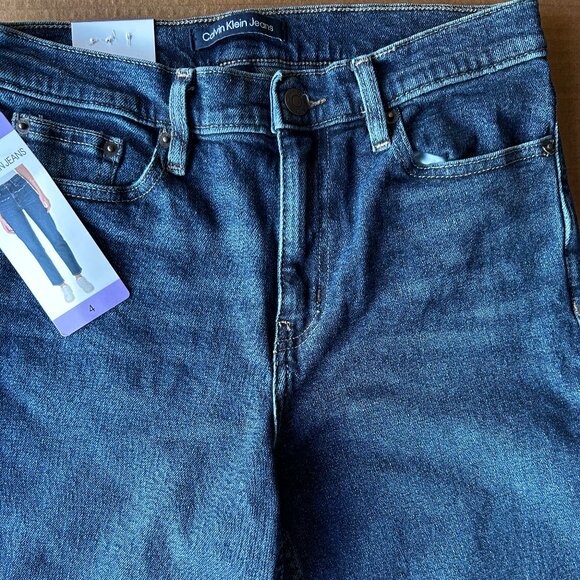 Calvin Klein Women's High-Rise Jean Blue size 4 - Picture 10 of 10